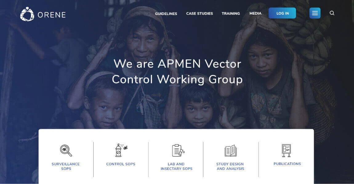 เว็บไซต์ WordPress ของ ORENE