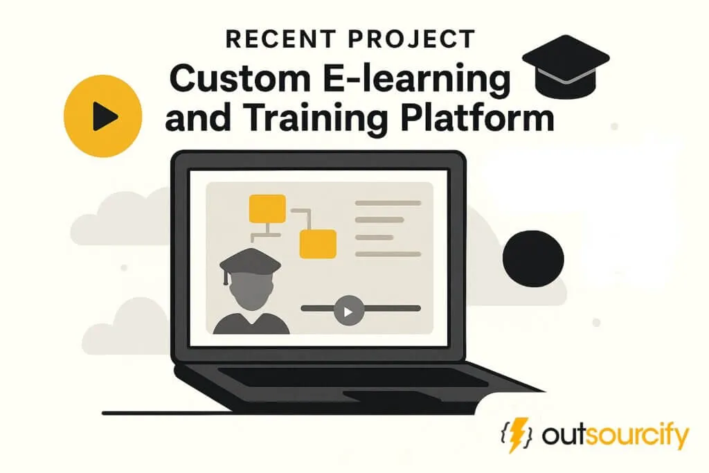 E-learning and training platform project overview.