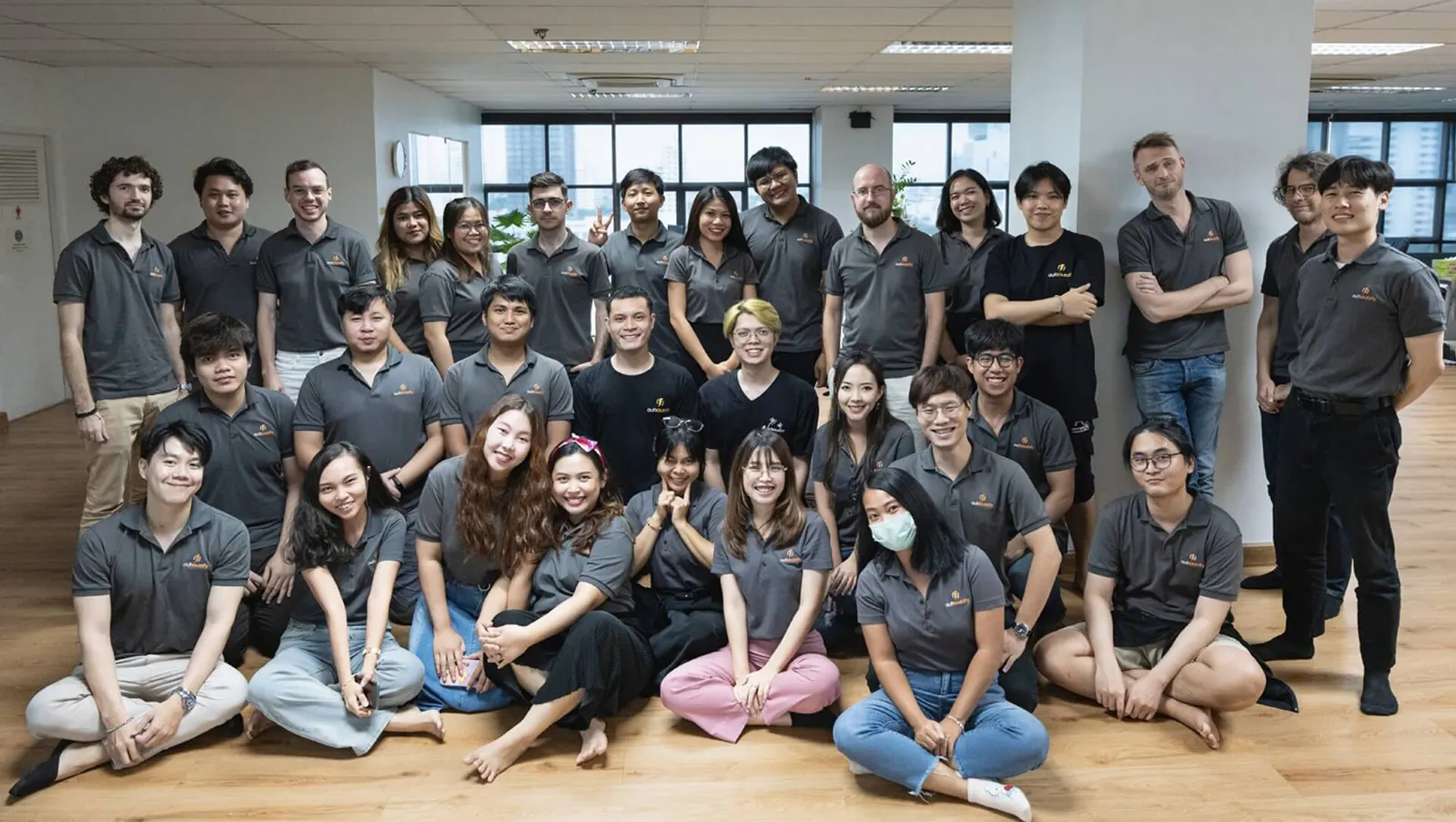 The Outsourcify team at our Bangkok office