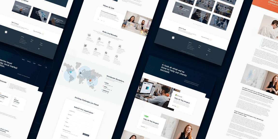 S2M Group Website Redesign