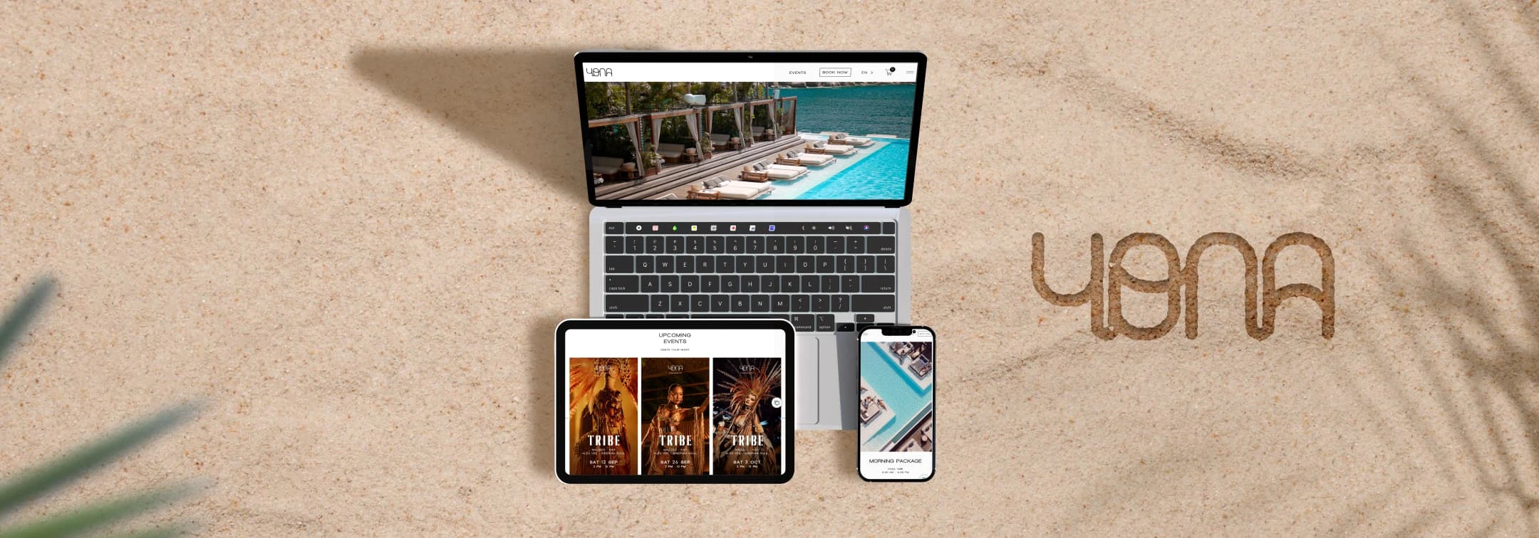 Beach Club Website with Real-Time Booking