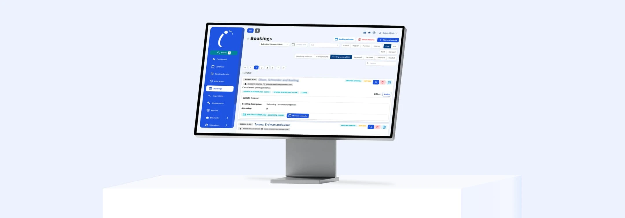 Venue Booking & Compliance SaaS for Local Governments