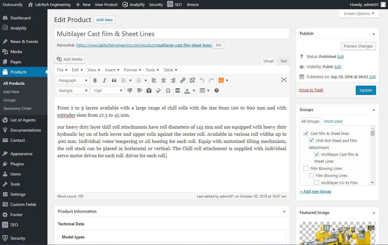 LabTech WordPress theme