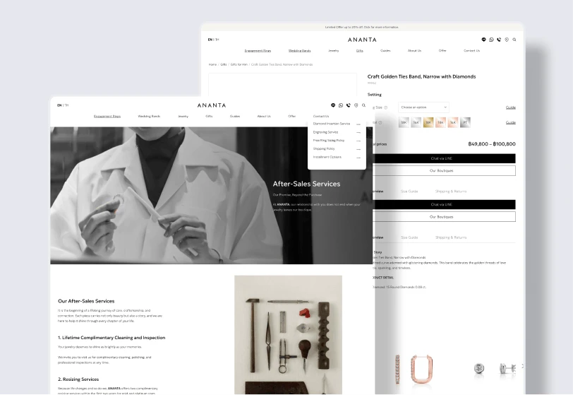 Multi-Brand Luxury Jewelry E-Commerce on WooCommerce