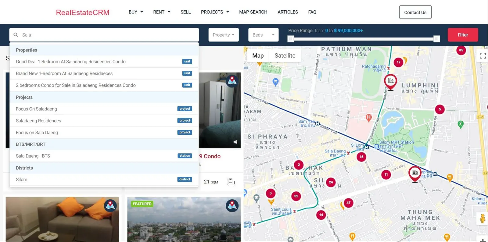 ตรวจสอบการจัดการรายการอสังหาริมทรัพย์ CRM ของเราด้วย