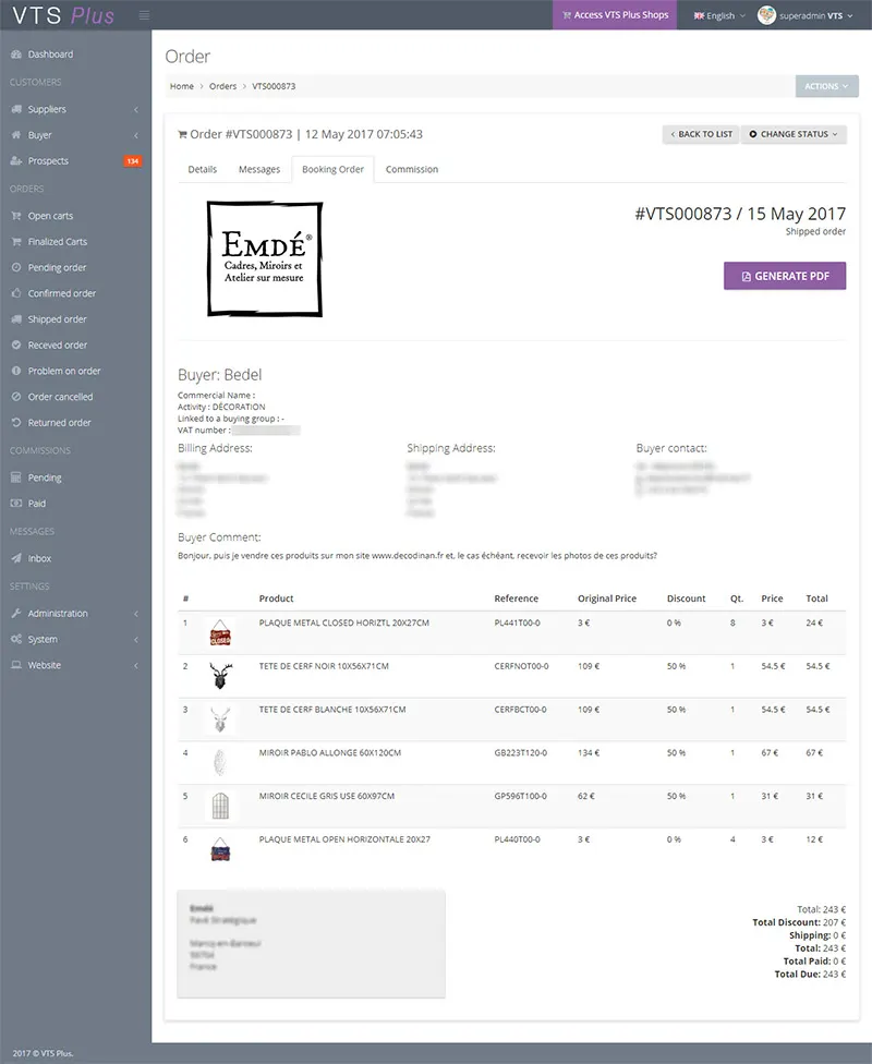 E-Commerce fit to specific needs
