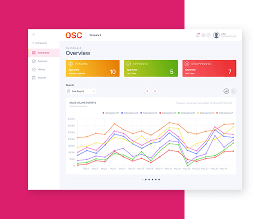 Business Intelligence sales reporting