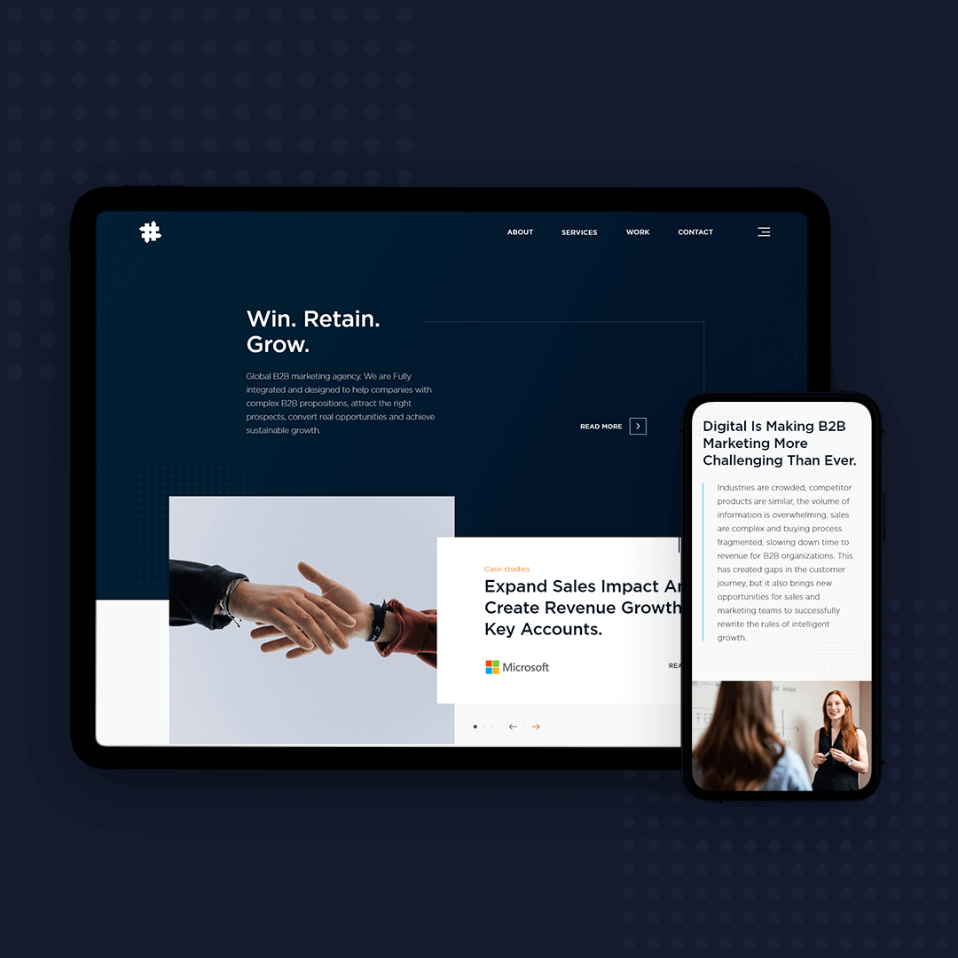 Marketing Agency Website Redesign
