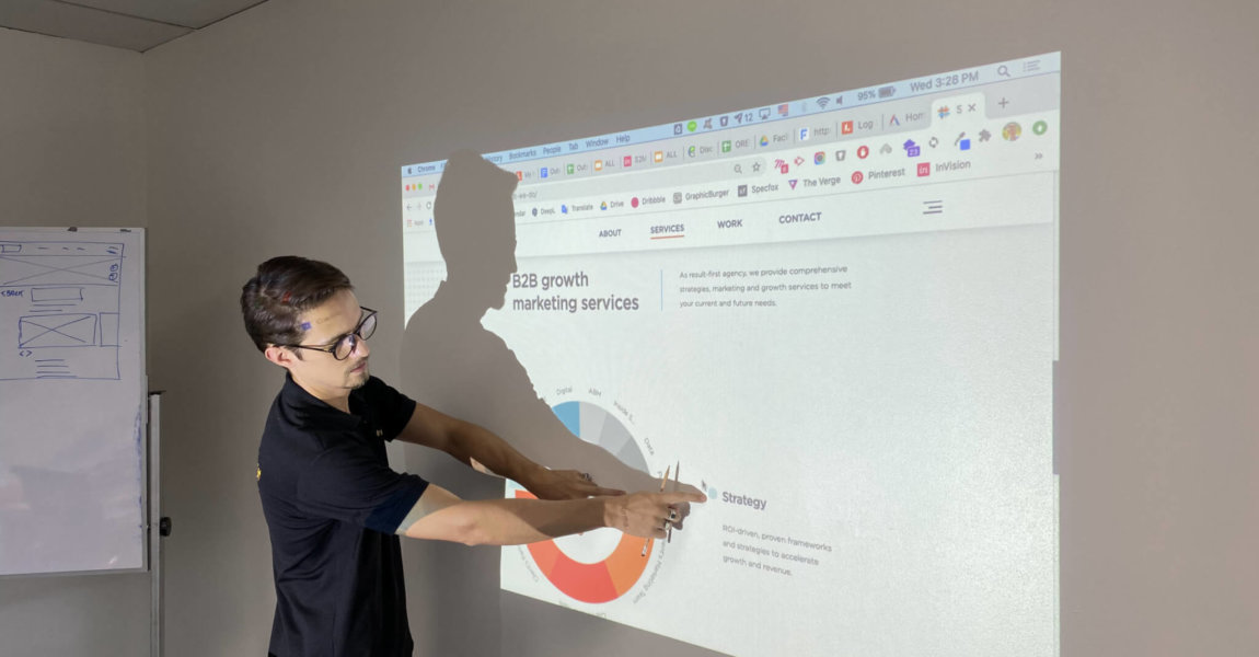 User Interface(UI) design process, before & after.
