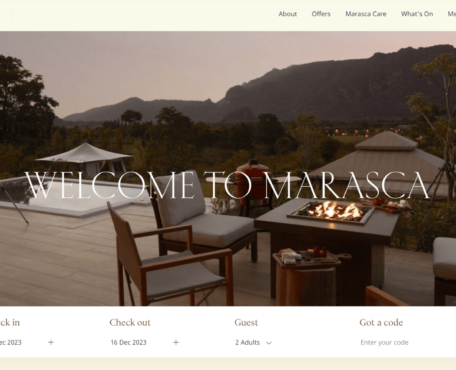 A Luxury Hotels & Resorts Custom Website